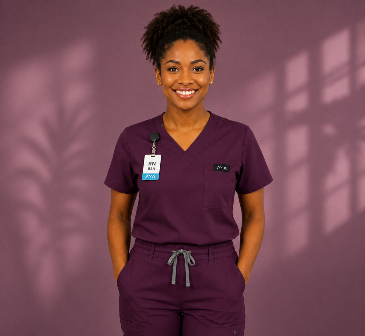Classic V-Neck Scrub Set