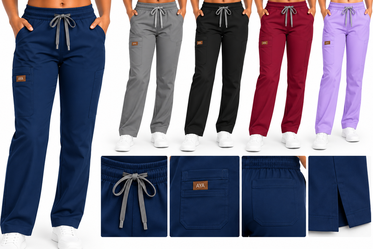 AYA Women's Classic Scrub Pants
