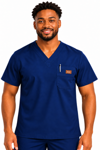 AYA Men's Classic V-Neck Scrub Top