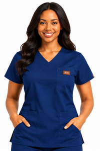 AYA Women's Classic V-Neck Scrub Top